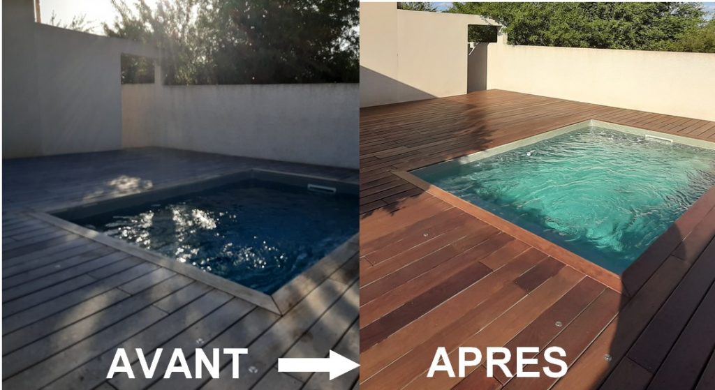 Nettoyage terrasse bois